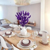 Nettenevime Kuru Çiçek Doğal KOYU MOR Pamuk Otu 10gram 1. Kalite Şoklanmış Bozulmaz - 5