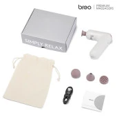 Breo Massage Gun M0220 - Isı Terapili, Fırçasız Motorlu ve Taşınabilir Derin Doku Masaj Tabancası - 9