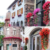 Nettenevime Yapay Çiçek Sarkan Begonvil Çiçeği  JUMBO FUŞYA thumbnail 3