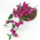 Yapay Çiçek Begonvil Çiçeği Fuşya 80cm Tek Dal Bodrum Çiçeği  Sarkan Çiçek - 2