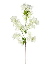 Nettenevime Yapay Çiçek Begonvil Çiçeği Beyaz Uzun Dallı Sarkan Çiçek 110cm thumbnail 1