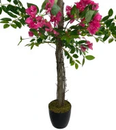 Nettenevime Yapay Ağaç Fuşya Begonvil Ağacı 130cm Doğal Salex Dallı - 2