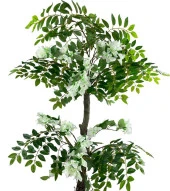 Nettenevime Yapay Ağaç Beyaz Begonvil Ağacı 130cm Doğal Salex Dallı thumbnail 5