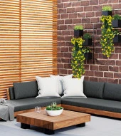 Nettenevime Yapay Çiçek Saksıda Sarkan Çiçek Sarı Begonvil 70*25 thumbnail 2