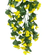 Nettenevime Yapay Çiçek Saksıda Sarkan Çiçek Sarı Begonvil 70*25 thumbnail 8