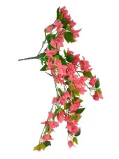 Nettenevime Yapay Çiçek Pembe Begonvil Çiçeği 8Dallı 70cm Sarkan Çiçek thumbnail 1