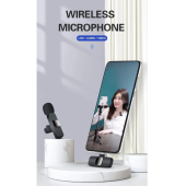 Android Ve İOS Telefon Uyumlu Mikrofon  Youtuber, Tiktok, Skype  Kablosuz Yaka Mikrofonu - 6