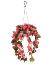 Nettenevime Yapay Çiçek Begonvil Pembe Sarkaç Askılı Saksıda Balkon Çiçeği Çiçek Sepeti thumbnail 1