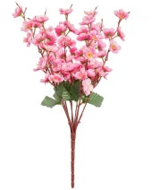 Nettenevime Yapay Çiçek Bahardalı Japon Kiraz Çiçeği 9 Dallı 40cm Pambe Açık thumbnail 1