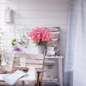 Nettenevime Yapay Çiçek Bahardalı Japon Kiraz Çiçeği 9 Dallı 40cm Pambe Açık thumbnail 2