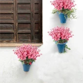 Nettenevime Yapay Çiçek Bahardalı Japon Kiraz Çiçeği 9 Dallı 40cm Pambe Açık thumbnail 3