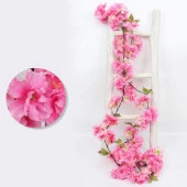 Nettenevime Yapay Çiçek Bahardalı 180cm Dolanabilen Model Japon Kiraz Çiçeği Pembe thumbnail 2