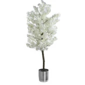 Nettenevime Yapay Ağaç Japon Kiraz Çiçeği Bahardalı Ağacı Gür Yapraklı Beyaz 170cm thumbnail 1