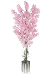 Yapay Ağaç Japon Kiraz Çiçeği Bahardalı Ağacı Sakura Çiçeği Pembe 180cm - 1