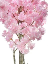 Yapay Ağaç Japon Kiraz Çiçeği Bahardalı Ağacı Sakura Çiçeği Pembe 180cm - 5