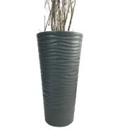 Nettenevime Yapay Ağaç Pembe Sakura Bahardalı Ağacı Siyah Uzun Kumsal Vazoda 200cm - 5