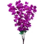 Nettenevime Yapay Çiçek Bahardalı Japon Kiraz Çiçeği 7 Dallı 57cm Mor - 2