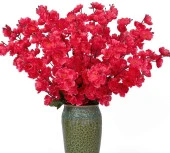 Nettenevime Yapay Çiçek Bahardalı Japon Kiraz Çiçeği 7 Dallı 57cm Fuşya thumbnail 7