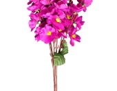 Nettenevime Yapay Çiçek Bahardalı Japon Kiraz Çiçeği 7 Dallı 57cm Mor - 6