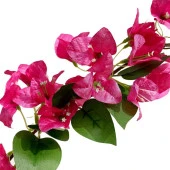 Nettenevime Yapay Çiçek 3Dal Begonvil Çiçeği Fuşya 80cm Tek Dal Bodrum Çiçeği Sarkan Çiçek thumbnail 6