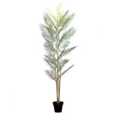 Nettenevime Yapay Ağaç 4 Gövdeli Palmiye Ağacı 180 cm 1.Kalite Yapay Çiçek thumbnail 1