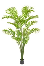 Nettenevime Yapay Ağaç Areka Ağacı Palmiye Ağacı Salon Bitkisi 195cm 16 Dev Yaprak thumbnail 1