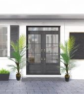 Nettenevime Yapay Ağaç Areka Ağacı Palmiye Ağacı Salon Bitkisi Doğal Palmiye Lifi Gövde 130 cm 20 Yaprak thumbnail 3