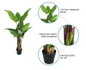 Nettenevime Yapay Ağaç Dev Fil Kulağı Taro Ağacı 170 cm 11 yaprak - 8