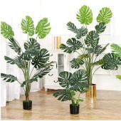 Nettenevime Yapay Ağaç Monstera Deve Tabanı Ağacı 170 cm 11 Yaprak thumbnail 3
