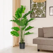 Nettenevime Yapay Ağaç Monstera Deve Tabanı Ağacı 170 cm 11 Yaprak thumbnail 6