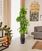 Nettenevime Yapay Ağaç Yukka 4Katlı 48 Yapraklı 150cm Salon Çiçeği Yapay Çiçek thumbnail 2