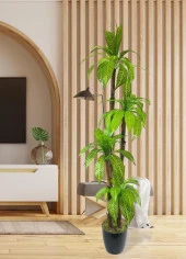 Nettenevime Yapay Ağaç Yukka 4Katlı 180cm 48 Yaprak Salon Çiçeği Yapay Çiçek thumbnail 2