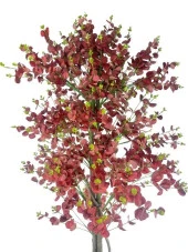 Nettenevime Yapay Ağaç Kızılkahve Okaliptus 2 Gövdeli Çalılı 180*80cm Siyah Plastik Saksılı thumbnail 5