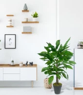 Nettenevime Yapay Ağaç Ceviz Ağacı 100cm Yapay Çiçek Dekoru Yeşil thumbnail 2