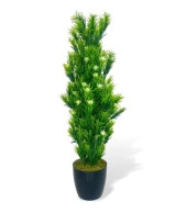 Nettenevime Yapay Çiçek Siyah Saksıda Rosemarystar Yapay Ağaç 55cm - 1