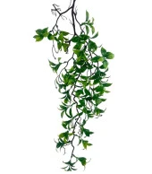 Nettenevime Yapay Çiçek Sarkan Doğal Dallı 2Li Set Mix Kozalak Çiçeği ve Fejka 70cm Yapay Sarmaşık Yeşil - 3