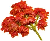 Nettenevime Yapay Çiçek 12 Li Set Sonbahar Hazan Çınar Yaprağı Yapay Ağaç Yaprağı thumbnail 1