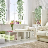 Nettenevime Yapay Çiçek 9 Dallı Sarkan Sarmaşık Sarı Yeşil thumbnail 6