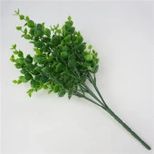 Nettenevime Yapay Çiçek Şimşir Demet Garnitür Yeşil Aradal Dekoratif Yapay Bitki - 4