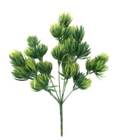 Nettenevime Yapay Çiçek Yeşil Bitki Çam İğneli Demet Süs Çiçeği thumbnail 1