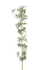 Nettenevime Yapay Bambu Sopası 16 Yapraklı 200cm Yapay Çiçek Bambu Duvarı - 3