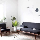 Nettenevime Yapay Çiçek Palmiye Yaprağı Yapay Yaprak 9 Dallı Demet Yapay Areka Yaprağı thumbnail 2