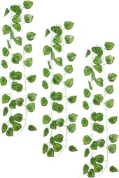 Nettenevime Yapay Sarmaşık Sarı Çizgili Yapay Çiçek Dekoru 230cm X 3ADET thumbnail 1