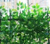 Nettenevime Yapay Çiçek 12 Adet Benjamin Yaprağı Yeşil Ağaç Yaprağı - 6