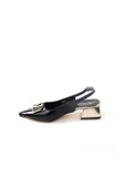 Papuçcity Sprs 02828 4 Cm Topuklu Kadın Arkası Açık Stiletto Ayakkabı - 3