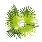 Yapay Çiçek Yelpaze Palmiye 8 Yapraklı  Demet 50*40cm Salon Çiçeği Yapay Bitki - 4