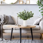 Nettenevime Yapay Zeytin Dalı 45cm 4 Meyveli Yapay Çiçek thumbnail 6