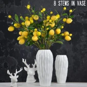 Nettenevime Yapay Limon Dalı 100cm Yapay Çiçek Limon Ağacı Dalı thumbnail 5