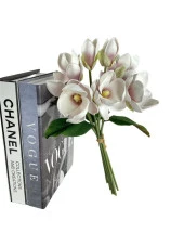 Nettenevime Yapay Çiçek Manolya Letex Eva Magnolia 33cm Pudra Uçuk Lila - 2