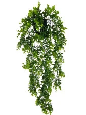 Nettenevime Yapay Çiçek Saksıda Sarkan Şimşir Okaliptus Yapay Sarmaşık 60cm thumbnail 1